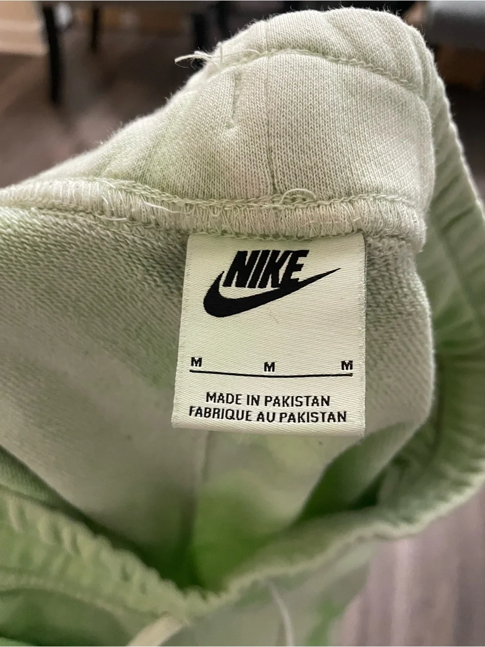 Nike “Have A Nike Day” Acid Wash Fleece Shorts